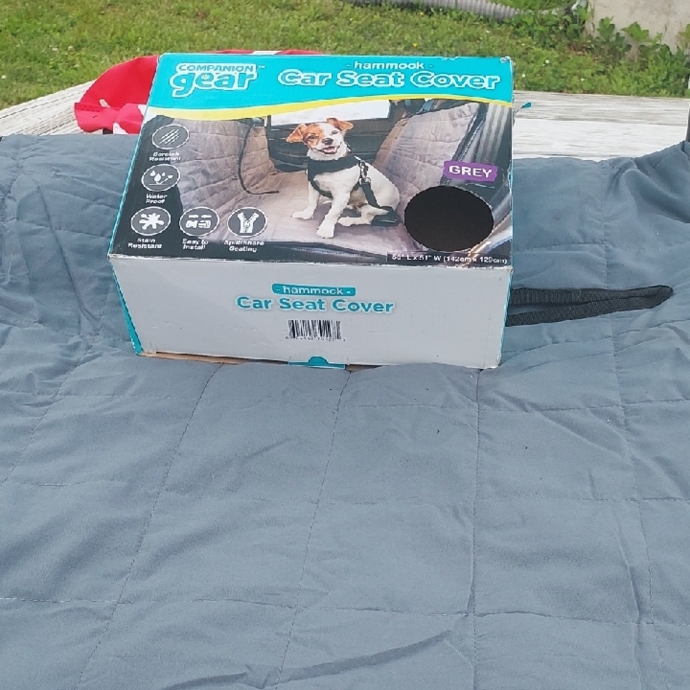 🩵2/$40 Or 3/$45 Companion Gear Car Seat Cover Hammock Grey 56"L×51"W
